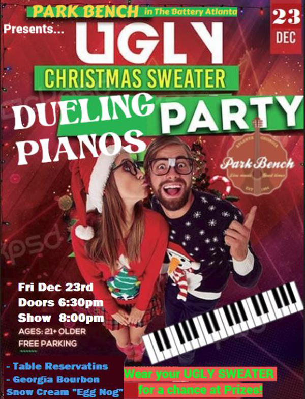 Ugly Christmas Sweater Party at Park Bench Battery