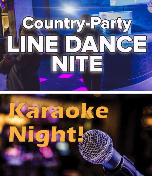 Country party late-night line dance plus karaoke at Park Bench Battery