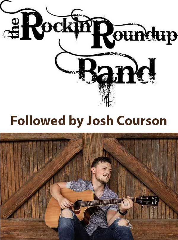 Rockin Roundup Band followed by Josh Courson at Park Bench