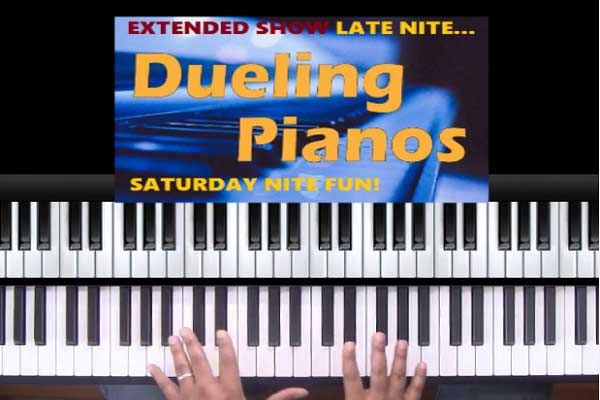 Dueling Pianos Show at Park Bench in the Battery Atlanta