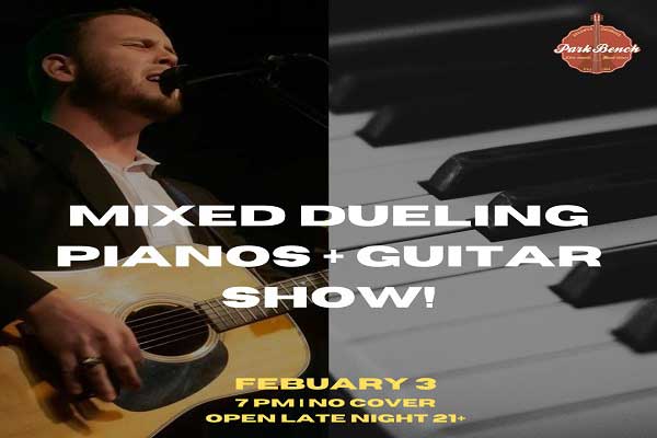 Saturday Night Dueling Pianos and Guitar Show at Park Bench Battery