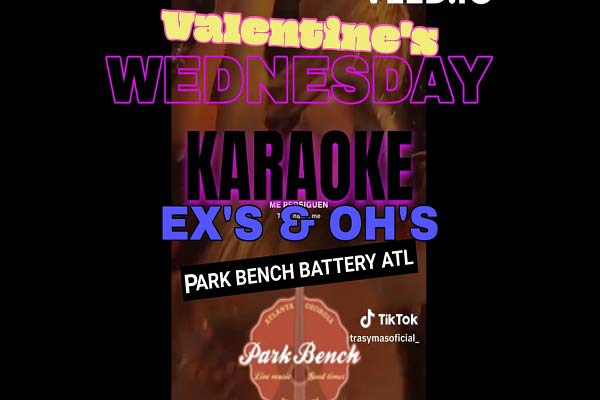 Valentine's Day Karaoke at Park Bench Battery