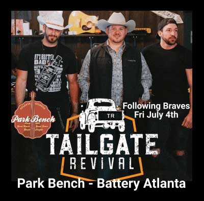 Tailgate Revival at Park Bench on July 4th