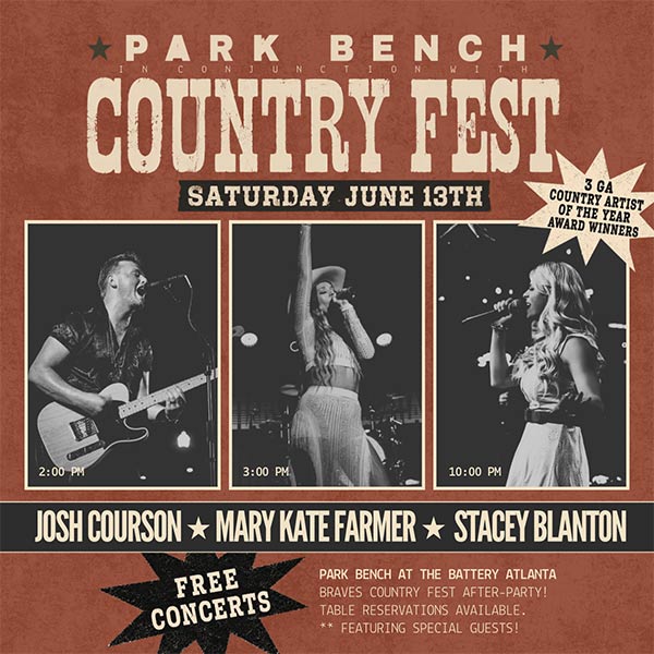 Park Bench Country Fest